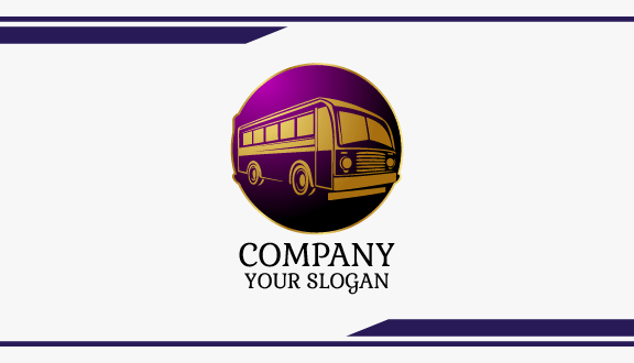 Outdoor Trip Bus Business Card