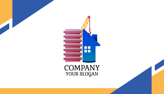 Pink Pulley Construction Business Card