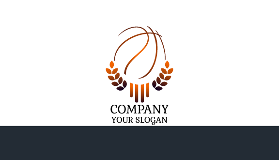 Plant Stem Basketball Business Card