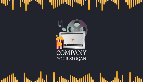 Popcorn Entertainment Business Card