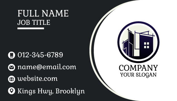 Precise Architect Business Card