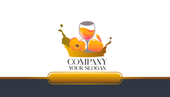 Premium Apple Juice Business Card