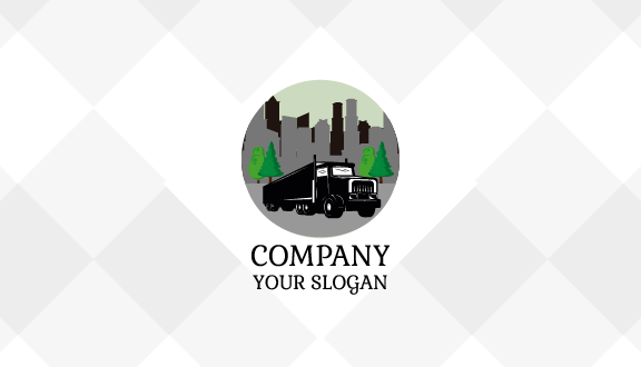 Premium Black Truck Business Card