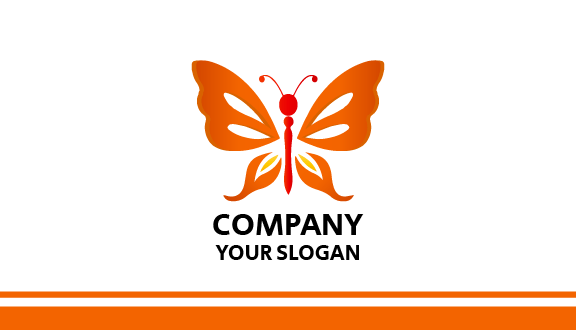 Premium Butterfly Business Card