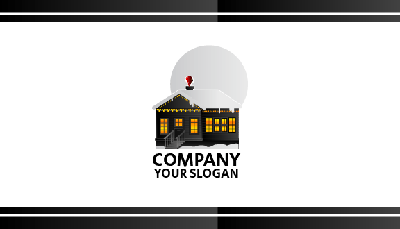 Premium House Winter Business Card