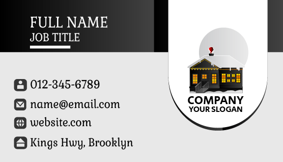 Premium House Winter Business Card