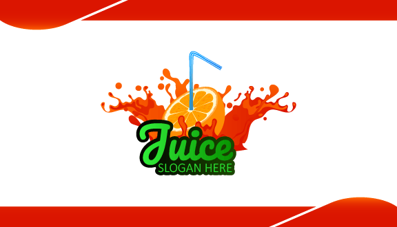 Premium Juice Splash Business Card
