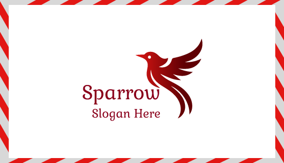 Pretty Red Bird Business Card