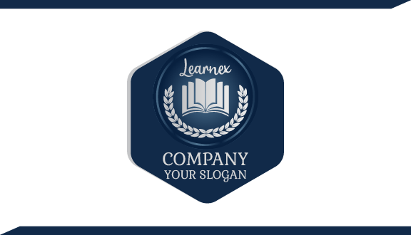 Pretty Wreath Education Business Card