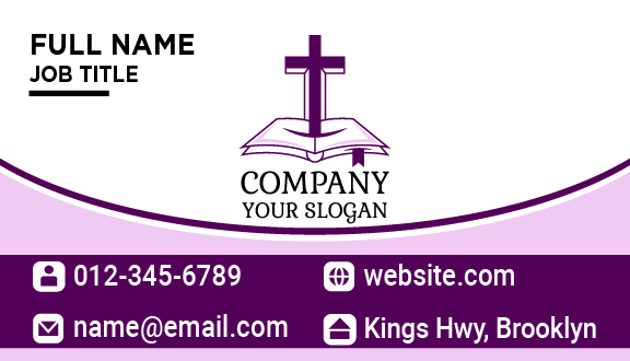 Red Heart Church Business Card