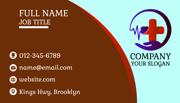 Purple Hand Pharmacy Business Card