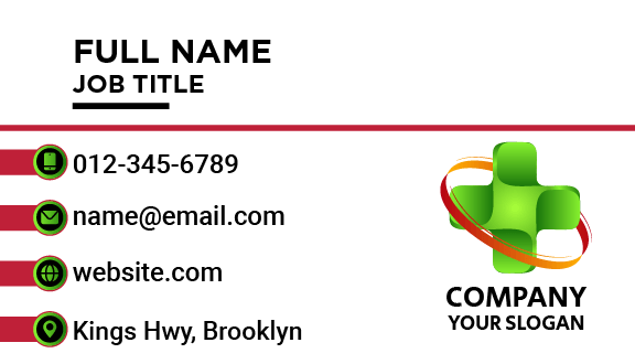 Radiant Circle Pharmacy Business Card