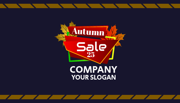 Red Autumn Business Card