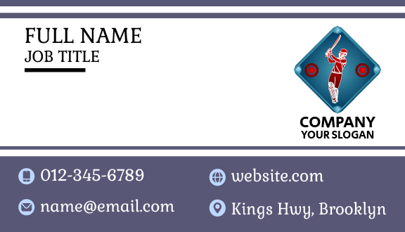 Red Dot Cricket Business Card