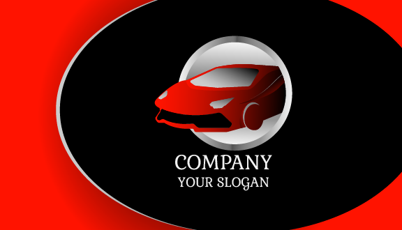Red Paint Car Business Card