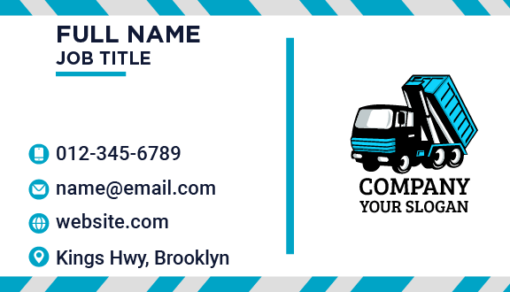 Reliable Towing Truck Business Card