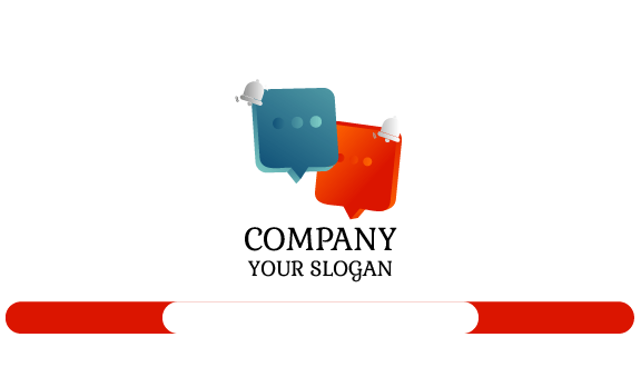 Ringing Message Communication Business Card