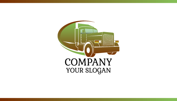 Robust Gradient Truck Business Card