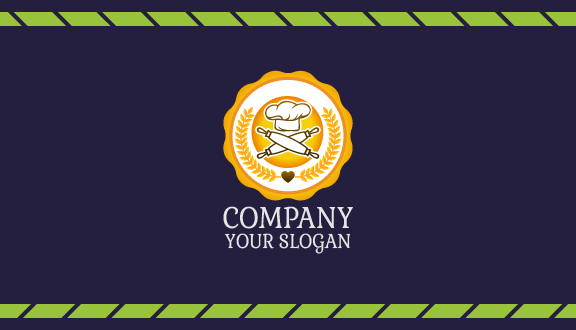 Rolling Pin Bakery Business Card