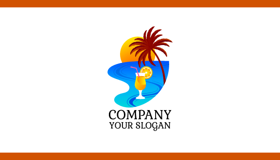 Rolling Wave Summer Business Card