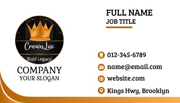 Royal Legacy Crown Business Card