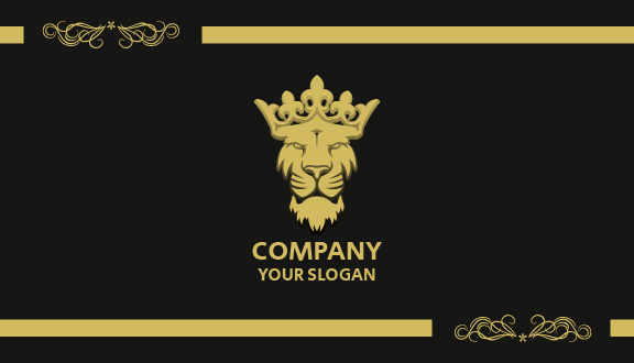 Royal Mascot Crown Business Card