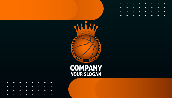 Rust Shade Basketball Business Card