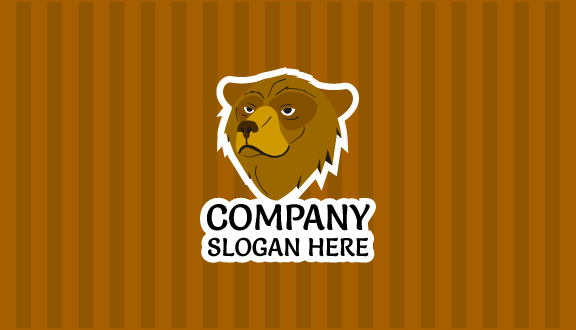 Sad Face Bear Business Card