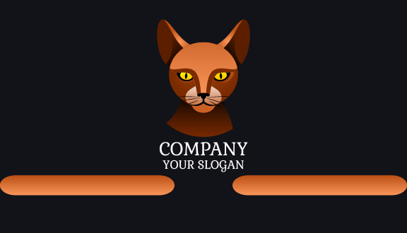 Sad Faced Cat Business Card