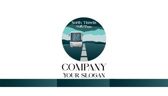 Scenic View Bus Business Card