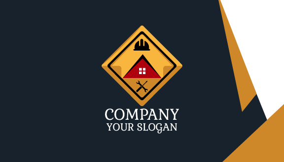 Screwdriver Construction Business Card