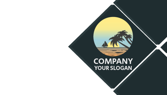 Seaside Escapade Summer Business Card