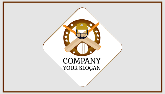 Shining Cricket League Business Card