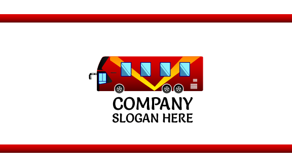 Shiny Window Bus Business Card