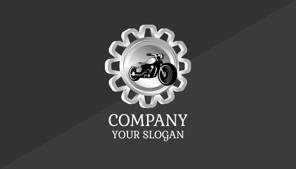 Silver Wheel Bike Business Card