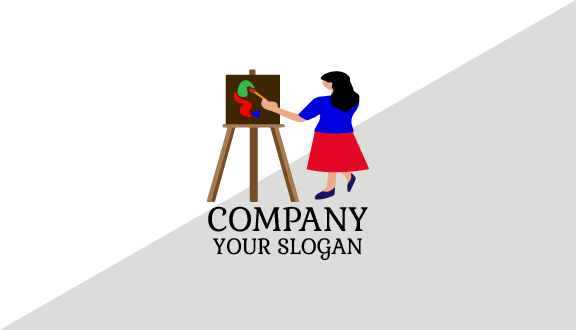 Skillfully Enthusiastic Painter Business Card