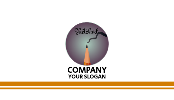 Sleek Pencil Education Business Card