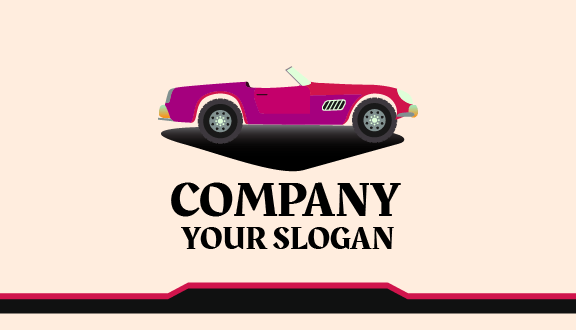 Sleekly Modern Car Business Card