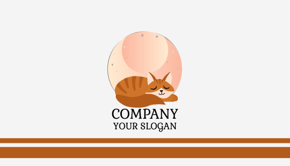 Sleeping Cat Business Card
