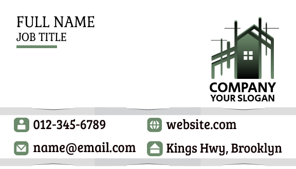 Small Property Architect Business Card