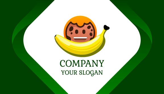 Smiley Banana Business Card