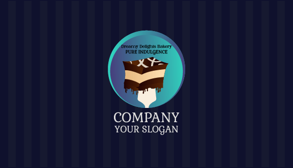 Soft Chocolate Pastry Bakery Business Card