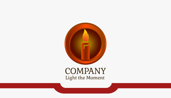 Soothing Glow Candle Business Card