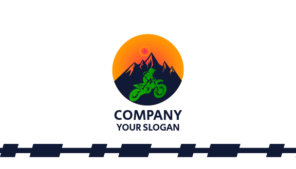 Sparkling Green Bike Business Card