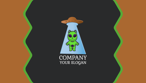 Spotlight Alienware Look Business Card