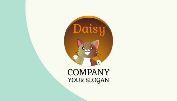 Standing Cat Business Card