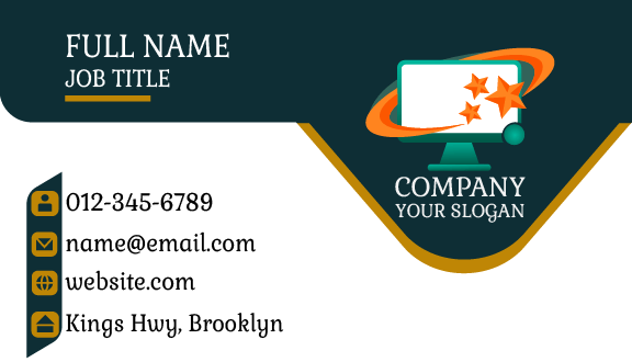 Star Computer Business Card