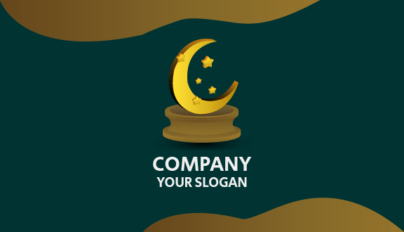 Starry Moon Business Card