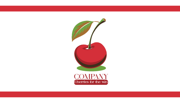 Stemmed Cherry Business Card