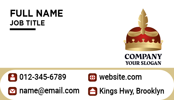 Stunningly Premium Crown Business Card